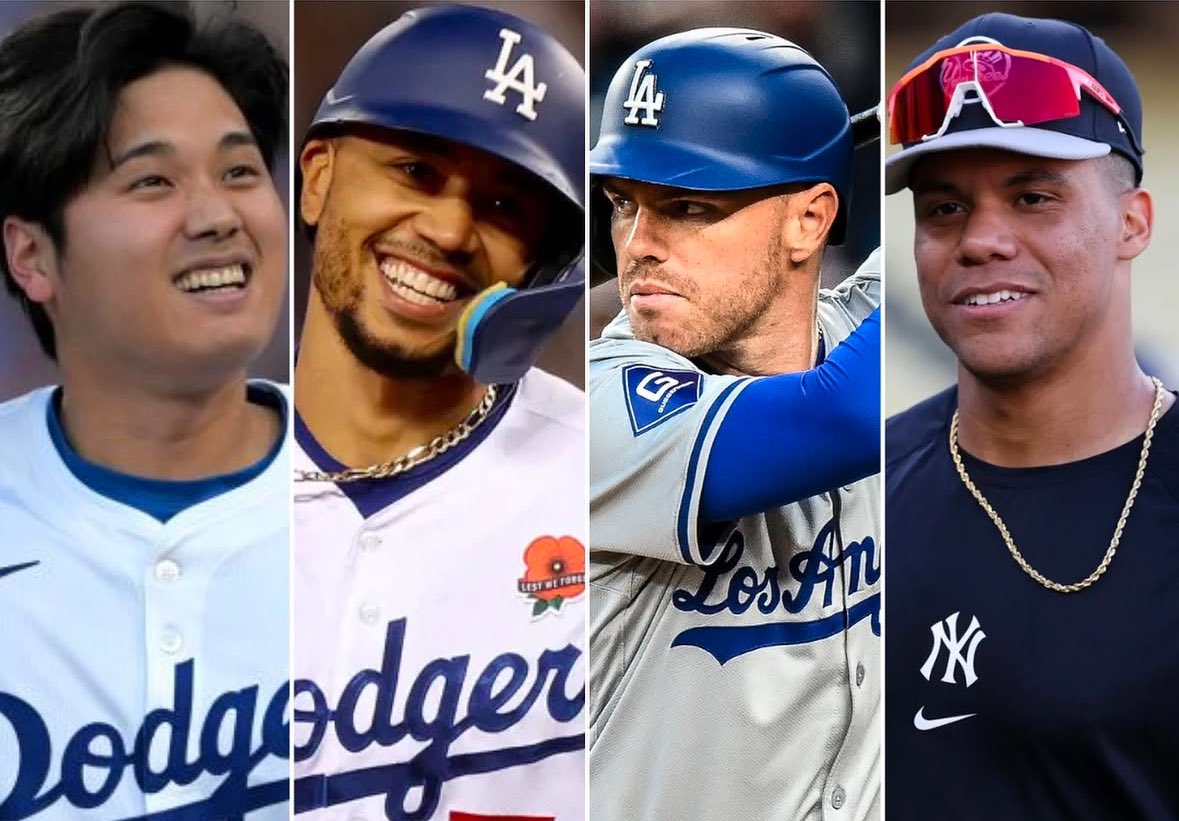 colt4578's tweet photo. @JuanSoto25_ 
Why not….
Join the new dynasty team that will win multiple championships or take the money and play else where ?
Just look at the @Dodgers roster
Didn’t you say that you would to play with shohei ohtani!!! https://t.co/67VaoV89rl