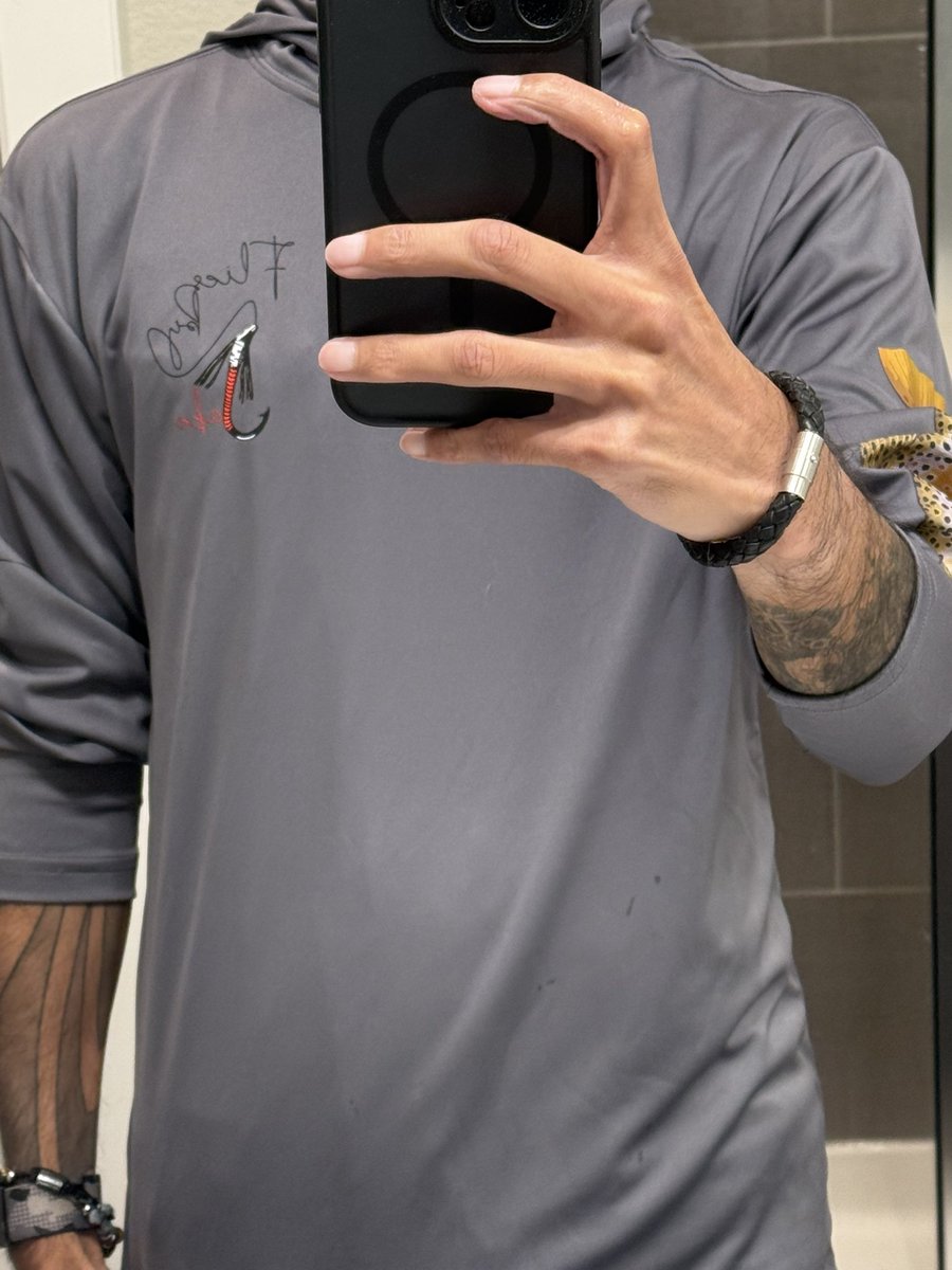 Weird to see a shirt with my logo on it 🤣#flyfishing #troutfishing #fish #fishing #trout #wildtrout #troutfly #nymph #coloradotrout #coloradofishing #coloradoangler #catchandrelease #dryfly #dryflyfishing #nymphfishing #flytyingjunkie #flytyingphotography #flytying