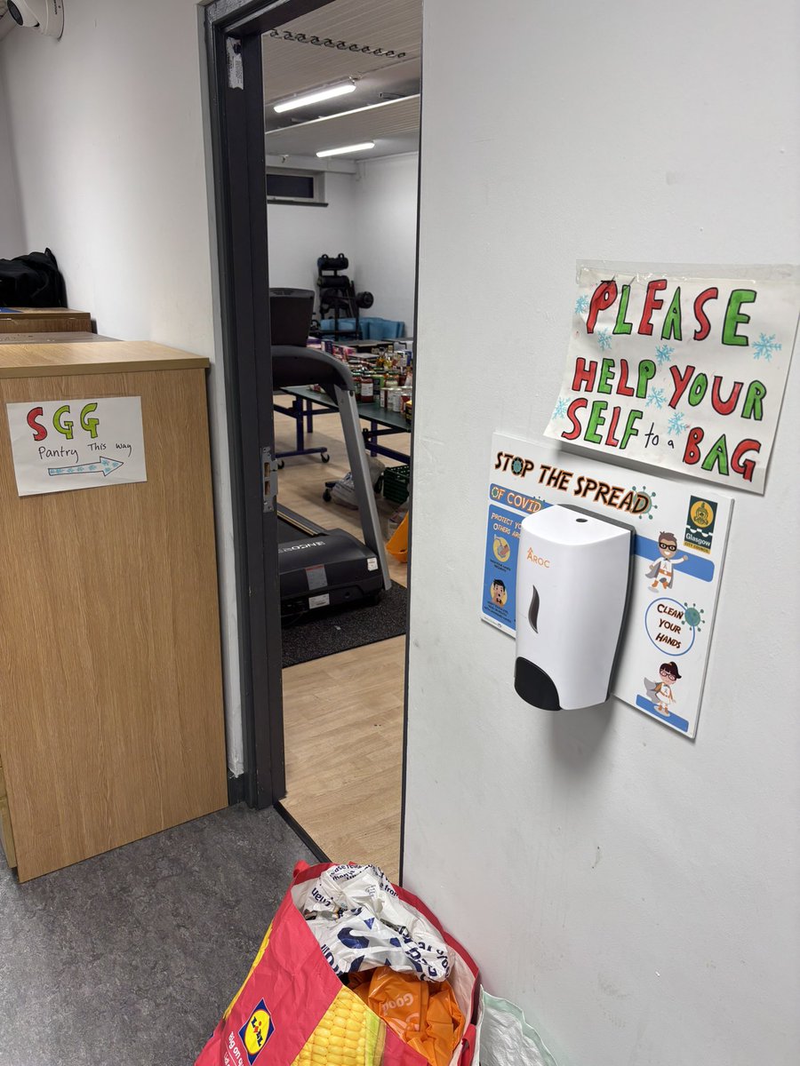 Our SGG Pantry will be up and running tomorrow morning in the PE department

All are welcome to come along for refreshments, a catch up and a Kids club for young people ⚽️🏸🏀

We will be running over the following Saturday over December: 7th, 14th, 21st 🎄 

<a href="/SGGArdsgoil/">Àrd-sgoil Ghàidhlig Ghlaschu</a>