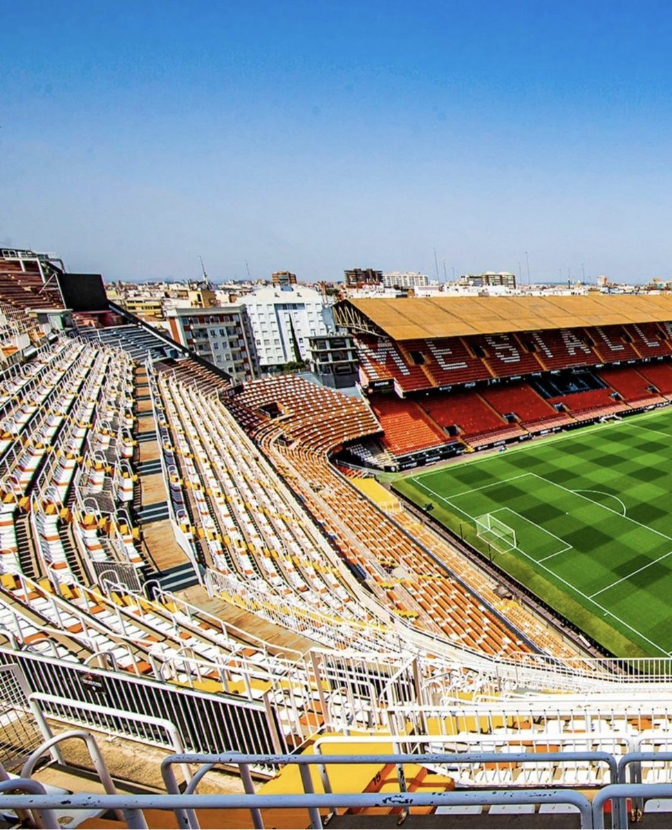 The most architecturally beautiful football stadium in the world?

It's definitely up there! 

#CFValencia #Mestalla
