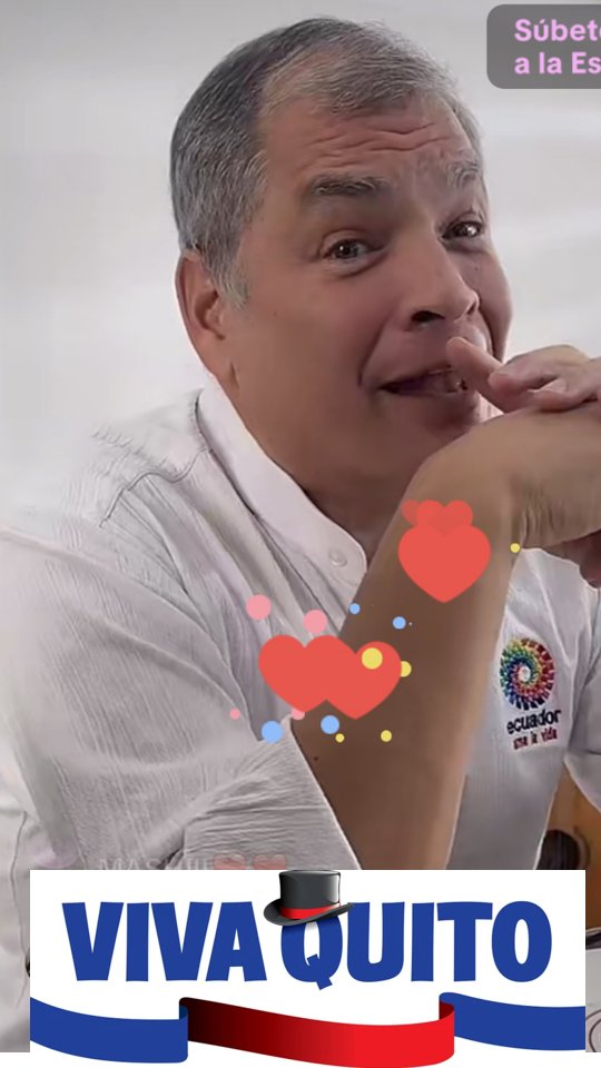 MarcoManosalv15's tweet photo. ¡Viva Quito!
Saludos a los hermanos de la capital de la republica del #Ecuador #Quito en su dia de recordación de la Fundación, 490 años.
#LuisaGonzalez
#LuisaPresidenta
#RafaelCorrea
#RC5
#RCMM https://t.co/8CghzHIRfp