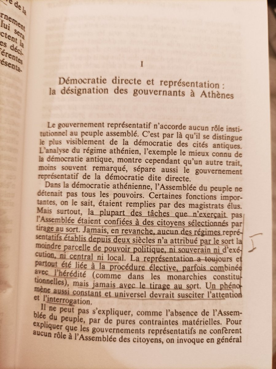 Cutralla's tweet photo. El libro comienza con una buena pregunta: ¿Por qué el #sistemaelectivo, en las #democraciasmodernas #representativas, nunca se ha combinado con la insaculación, como en la #democraciaateniense (o incluso, añado, como en las antiguas cortes navarras).¿No es acaso más democrático? https://t.co/GTlj9Lqma6