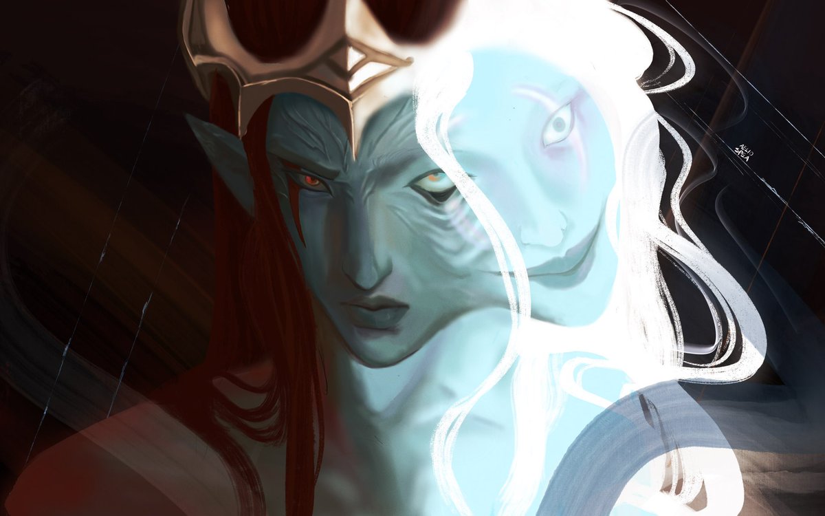 [2/7] 
horror 
#apheliosweek #aphelios #leagueoflegends