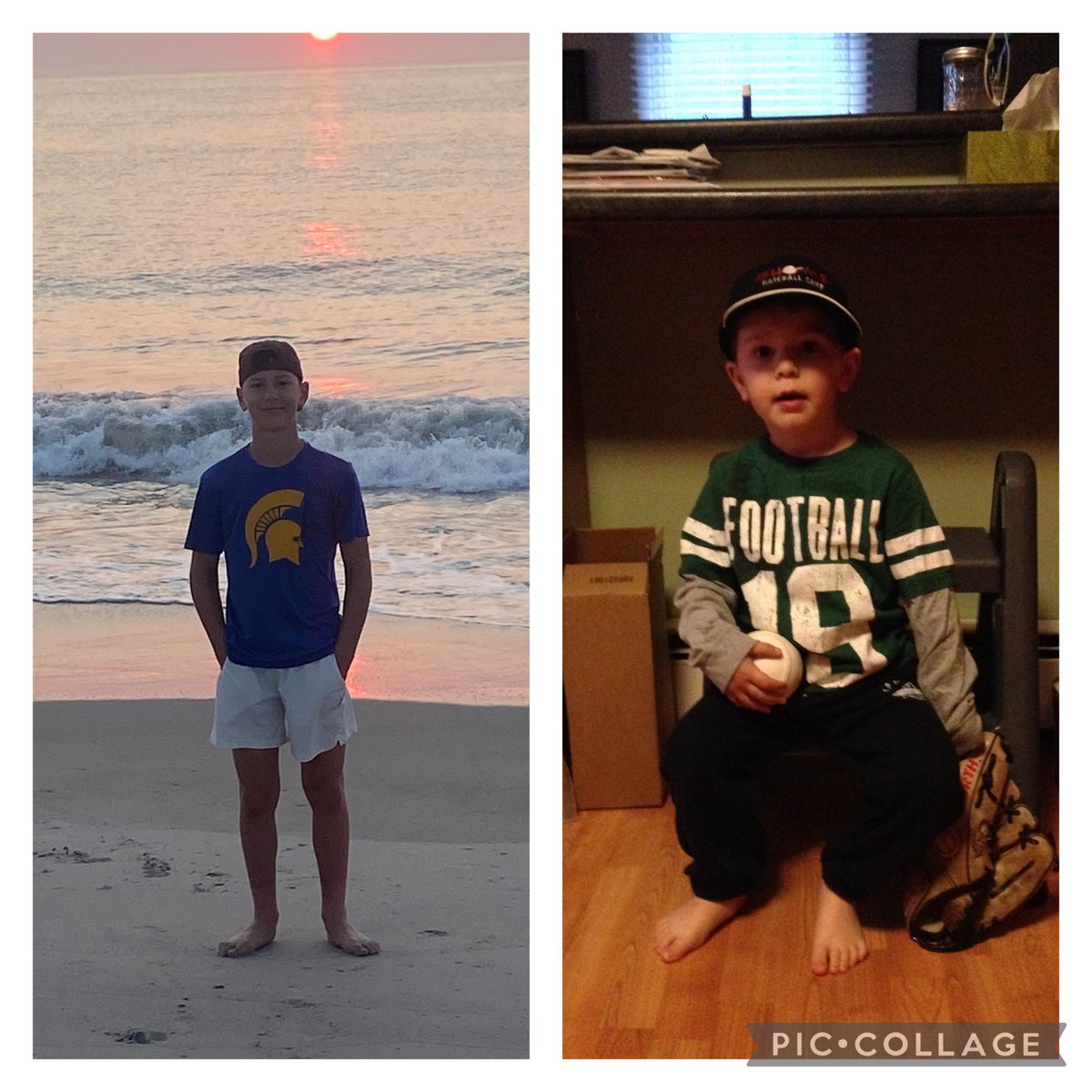 Happy Birthday TJ.  I really couldn’t ask for anything more out of a son.  

PSA to recruits: Your parents always see the kid on the right &amp; they would do anything for that kid.  Don’t take that for granted. Say “please &amp; thank you” &amp; every once in a while…just make conversation