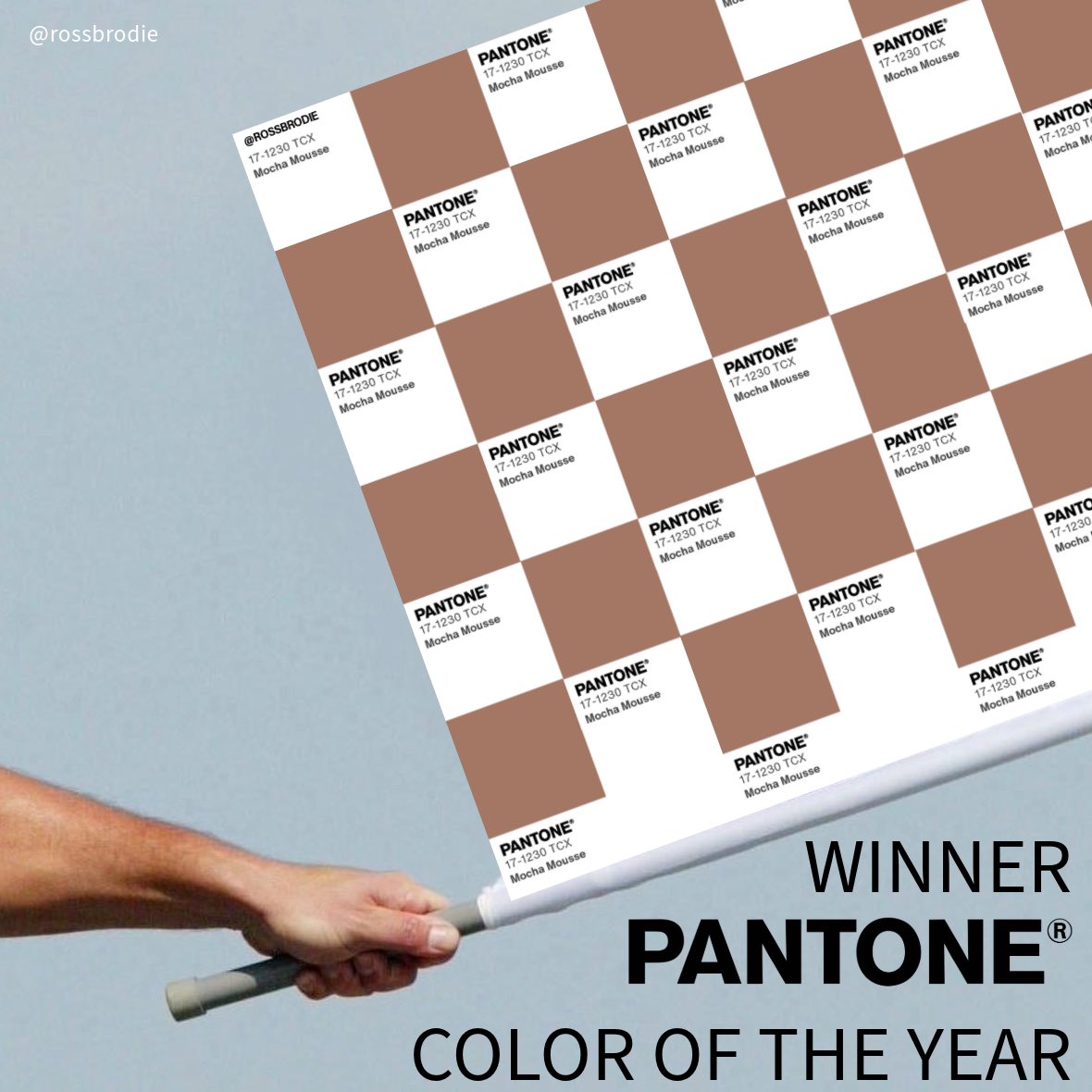 RossBrodie's tweet image. 🏁// Create posters to advertise/design/illustrate ANYTHING using the @Pantone #ColorOfTheYear #MochaMousse @OneMinuteBriefs