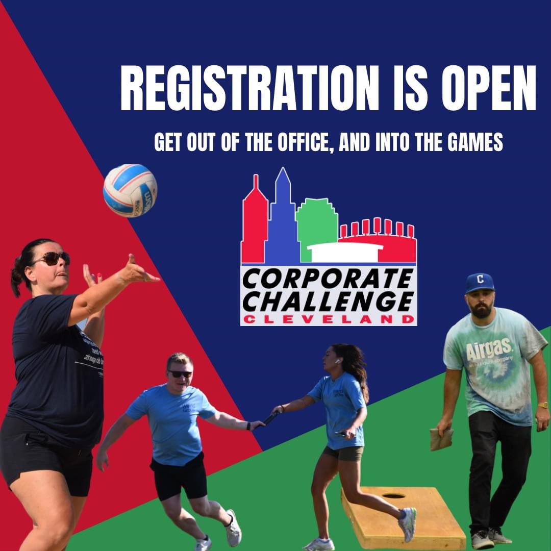 CLE_Challenge's tweet photo. Are you ready to lead your company to victory? 

The Cleveland Corporate Challenge is back, and we’re inviting YOU to join the ultimate workplace showdown! 

This is your chance to rally your team, build camaraderie, and compete in an unforgettable series of events!

#linkinbio https://t.co/E2VgTEhIY3