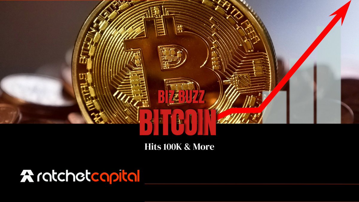 RatchetCapital's tweet photo. ๐ Weekly Biz Buzz: #BitcoinHits100K & More! ๐๐ผ
This week's global business scene was electrifying, with #Bitcoin soaring past the $100,000 mark for the first time ever! ๐๐ฅ Here's what you need to know:
โก๏ธ #BitcoinBreakthrough ๐: In a historic leap, Bitcoin's value skyrocketed, crossing the $100K threshold. This monumental moment highlights the surging confidence in digital currencies and marks a new chapter in financial history. #CryptoRevolution #DigitalGold
โก๏ธ Market Mix-Up ๐๐: As Bitcoin basks in its glory, global markets show a mixed bag of reactions. Tech indices are riding high on blockchain enthusiasm, while traditional sectors ponder over the crypto-craze. #StockMarket #TechTrends
โก๏ธ #RegulationRethink โ๏ธ: With Bitcoin's surge, regulators worldwide are eyeing stricter crypto controls to mitigate risks around volatility and security. It's a balancing act between fostering innovation and ensuring stability. #CryptoRegulation #FinancialSecurity
โก๏ธ Corporate Crypto ๐ผ๐: A wave of corporations are now boarding the Bitcoin bandwagon, showcasing the growing mainstream acceptance of cryptocurrencies as a part of diversified portfolios. #CorporateInvestment #BlockchainInBiz
Looking Ahead ๐ฎ: Bitcoin's milestone has sparked intense debate about its role in reshaping finance. Is it the future of money or a speculative bubble? Only time will tell. #FutureOfFinance #BitcoinDebate
๐ In a week that's been nothing short of revolutionary, Bitcoin's historic achievement stands out, signalling a shift towards a more digitalised financial landscape. Stay tuned for what's next in this thrilling journey! ๐๐ก
#InternationalBusiness #WeeklyWrap #FinanceNews #SEO #TrendingNow