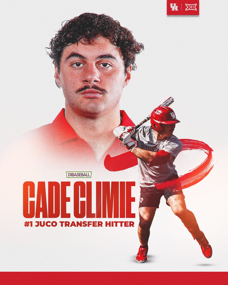 The #1 JuCo transfer hitter in the nation is a Cougar 🫡

#GoCoogs x <a href="/CadeClimie/">Cade Climie</a> x <a href="/d1baseball/">D1Baseball</a>