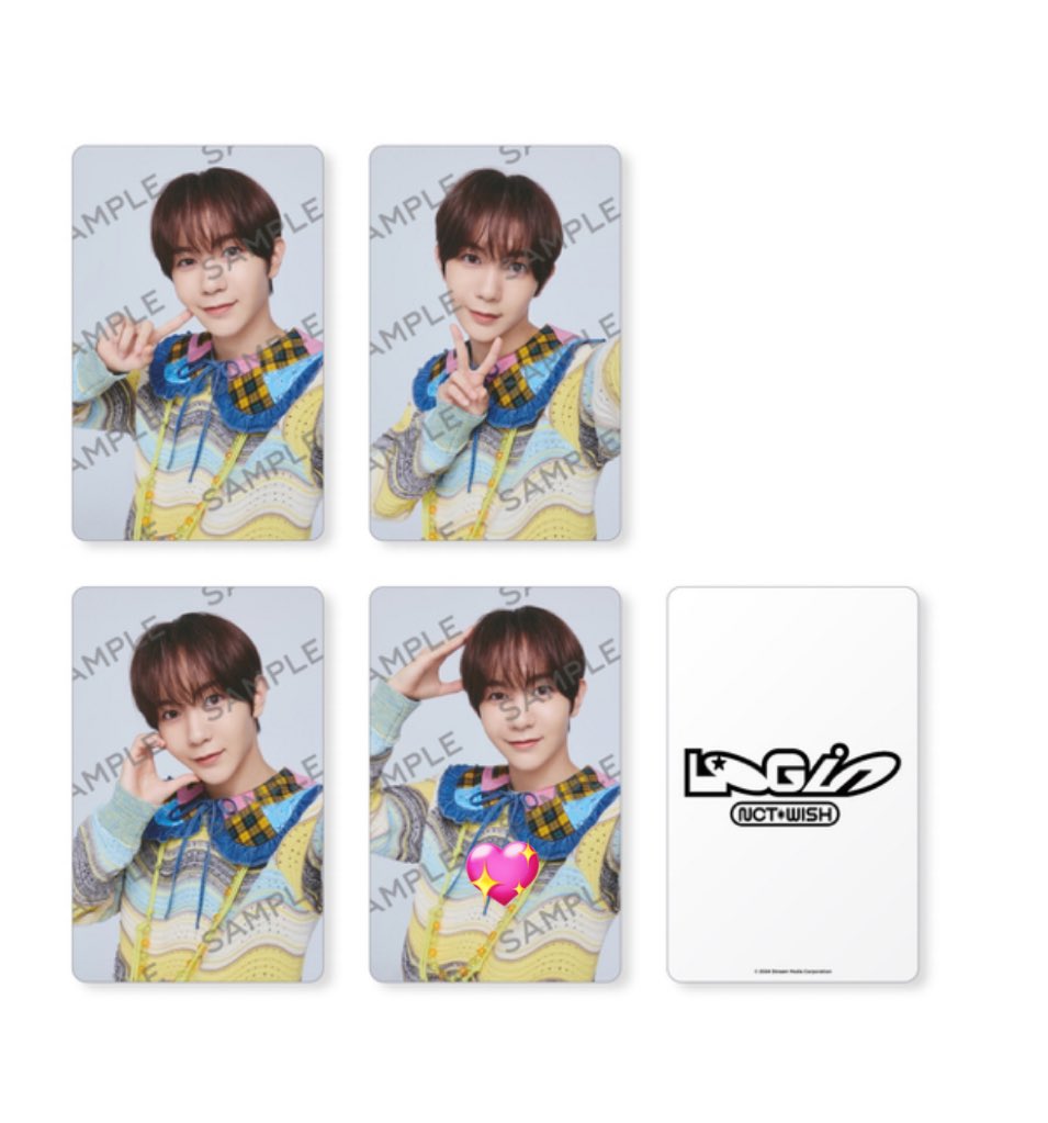 j36329389's tweet photo. 2024 NCT WISH ASIA TOUR LOG in JAPAN ラントレ トレカ 交換

【譲】1枚目　シオン、サクヤ、リク（レア）
【求】2枚目　💖が付いているリョウ、全員

12/7福岡手渡し（優先）or郵送での交換希望です。
#nctwish交換 https://t.co/ChJhtA8pVc