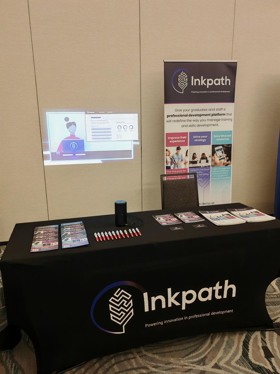 The <a href="/InkpathUK/">Inkpath professional development platform</a> team are enjoying #CGSAM2024 in St Louis! 

Visit us on table 21 if you've not yet had a chance to say hello! Find out more and book a demo now at inkpath.co.uk

<a href="/CGSGradEd/">Council of Graduate Schools</a> #edtech #professionaldevelopment #gradschool #phdchat #ecrchat #universities