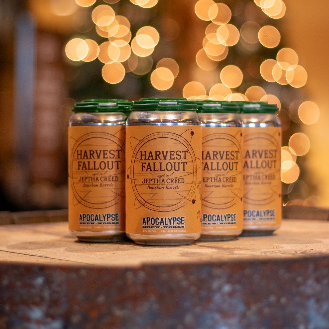 Jeptha Creed (@jepthacreed) on Twitter photo We recently collaborated with <a href="/ApocalypseBrews/">Apocalypse BrewWorks</a> to create a Scottish Ale aged in our used Bottled-in-Bond barrels! The “Harvest Fallout” is available in 6-packs in our distillery visitor center while supplies last. Make sure to stop by and pick some up this holiday season! We recently collaborated with <a href="/ApocalypseBrews/">Apocalypse BrewWorks</a> to create a Scottish Ale aged in our used Bottled-in-Bond barrels! The “Harvest Fallout” is available in 6-packs in our distillery visitor center while supplies last. Make sure to stop by and pick some up this holiday season!