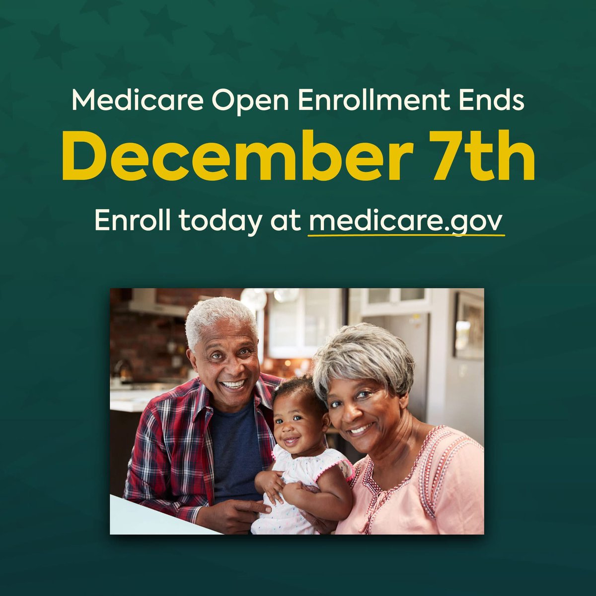 🚨SENIORS Alert🚨Don’t delay on signing up for #Medicare by this Saturday, December 7!!