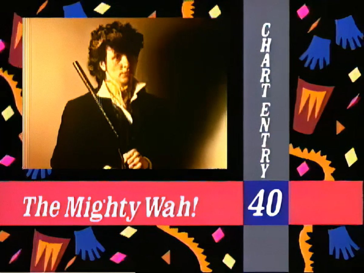 TOTPCharts's tweet photo. The Mighty Wah! (12/07/1984)

#TOTP https://t.co/PkaasyfbRc
