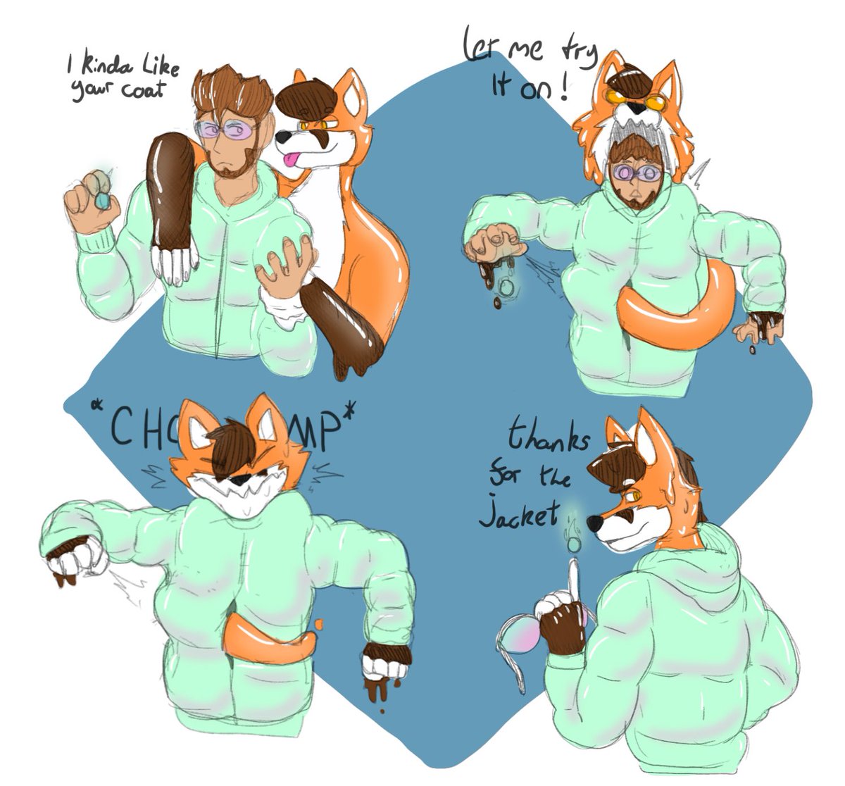 GooiestFenn's tweet photo. Getting a taste for @DeltaDjinn’s fashion sence is been really fun I can see why he/I enjoy iridescent clothing now
#Transformation #TFEveryday #Transfur #Tf https://t.co/FMtnmAuWDU