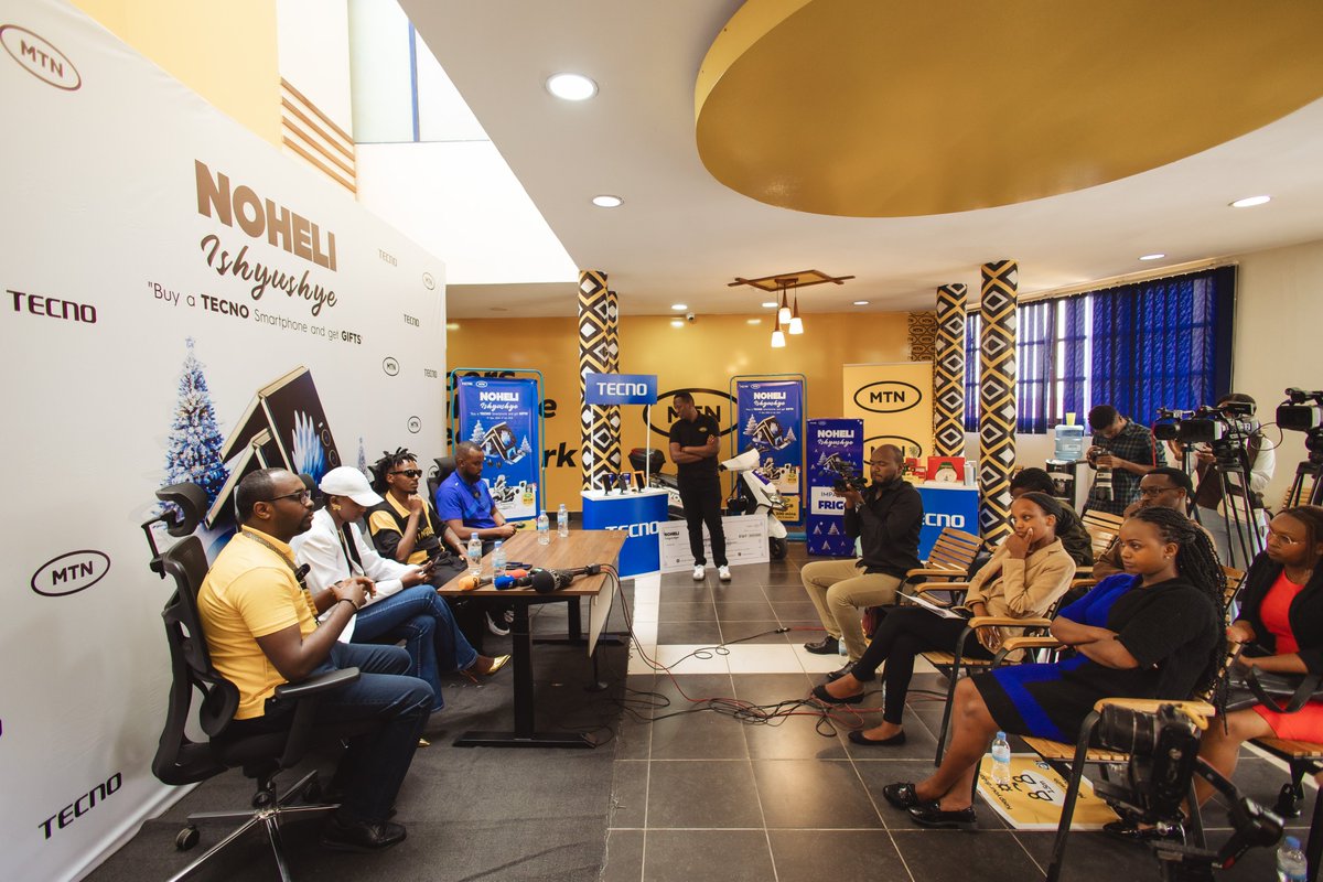 TECNOMobileRW's tweet photo. 🎉We are teaming up with @MTNRwanda to make your holidays unforgettable! From 7/12-4/1/2025,every #TECNO smartphone purchase gives you a chance to win amazing prizes including 30GB of data, brand-new scooter🏍️,TECNO Spark 30📱&amp; Shopping vouchers worth 200,000 RWF🛒
#Nohelishushye https://t.co/L0vf9JhzzG