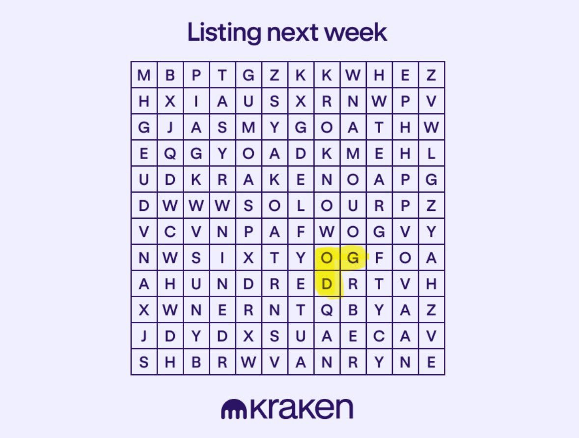 CoinsWeb3's tweet photo. Is @krakenfx hinting a $DOG spot listing? 👀 https://t.co/uj65OBqh4w
