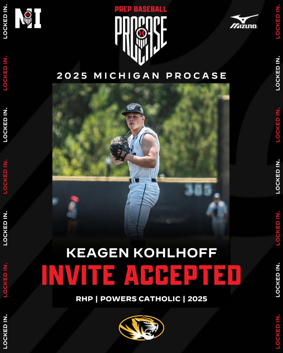 𝗜𝗻𝘃𝗶𝘁𝗲 𝗔𝗰𝗰𝗲𝗽𝘁𝗲𝗱 ✅

2025 RHP Keagen Kohlhoff is locked in for the 2025 Michigan ProCase 

#Mizzou recruit

Request your invite ⬇️

🔗 loom.ly/0YTMI-A