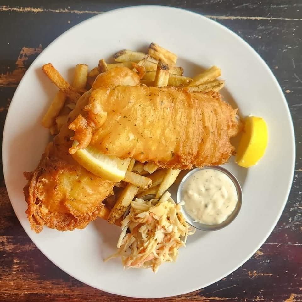 BOGO Half Off FISH and Chips for takeout every Friday 3-7pm!

Call 519-696-2757 to order.  Pick up some of Frozen Soups to Go while you're here!

Limited seating tonight as our back dining room is booked after 7pm, so if you want to dine in, get here early!