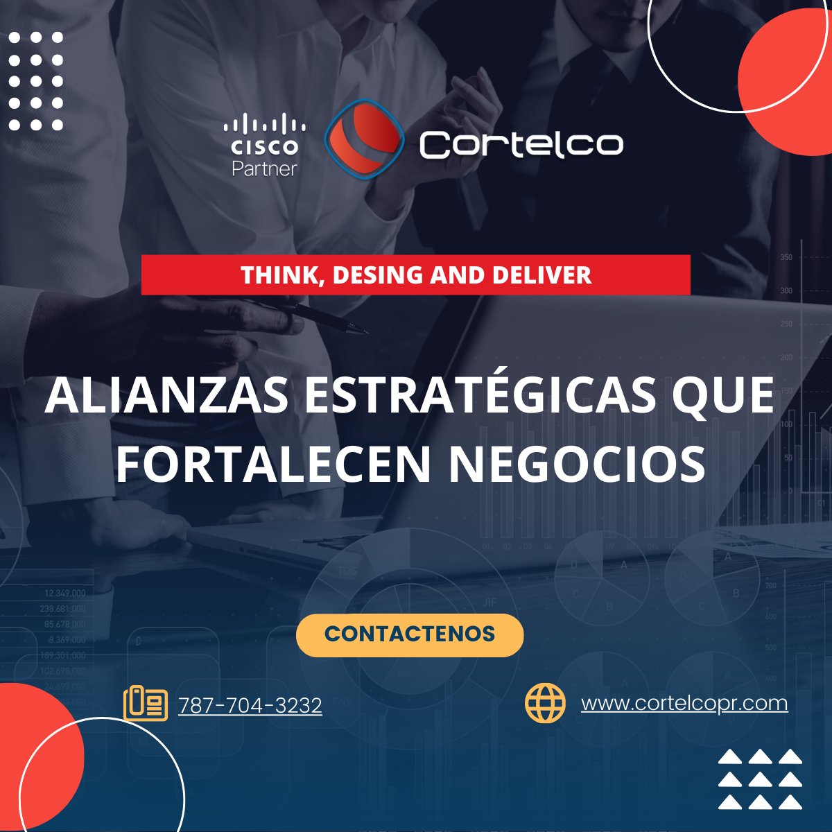 jcarlesram's tweet photo. En Cortelco Systems nuestro propósito es acompañar a nuestros clientes en el proceso de su Transformación Digital.

Así es como hacemos alianza estratégica con Cisco para ofrecer a nuestros clientes las herramientas tecnológicas avanzadas que potencien y aseguren sus negocios. https://t.co/EmtJT9bdC8