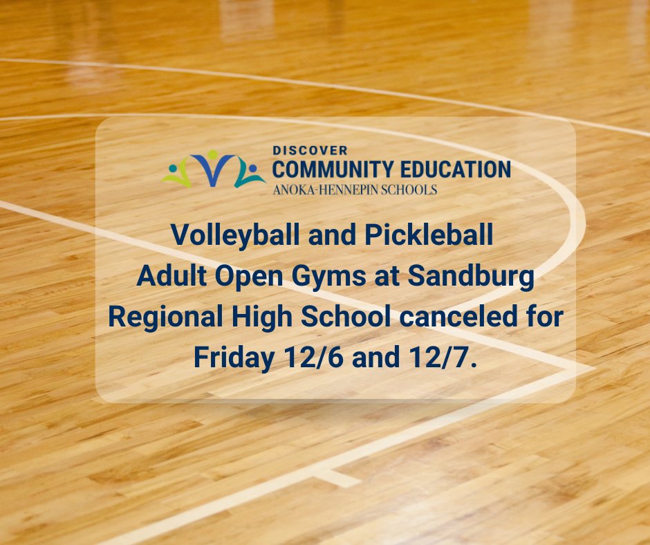 Anoka-Hennepin Community Education tweet media