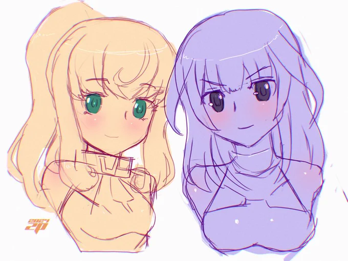 可愛い絵も描けるよ(ムリすれば⋯) #最初何歳だと思っていましたか 