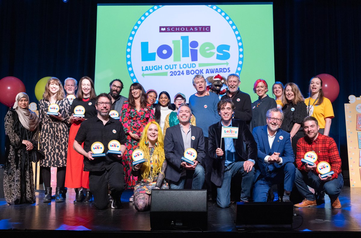 Yesterday, we crowned the winners of the #Lollies2024!

A HUGE congratulations to our award winners and a MASSIVE thank you to everyone who continues to advocate for children’s funny books and, of course, all the children who voted!

📷: (c) Matt Alexander/ PA Media Assignments