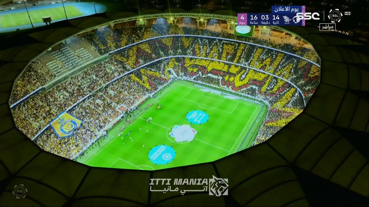 IttiMania's tweet photo. دبل تيفو يا عزيزي! اوووووراااا 💛💛💛 https://t.co/x8MfmsiclC