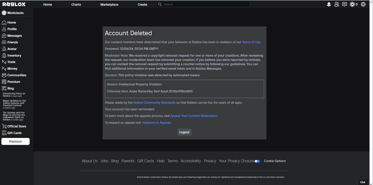 Fucks sake, I thought I'm good for 2 months without getting deleted, and them fake DMCA bans came right back towards me.  

I thought that had been fixed..