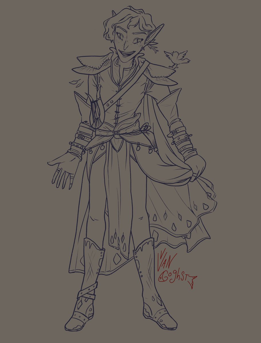 vvangoghst's tweet photo. Fey touched gnome sorcerer dnd character commission!
My favorite touch is his little hidden satchel 
#DigitalArtist #Commission #DnD #fantasyart https://t.co/xHV20Zhsuf