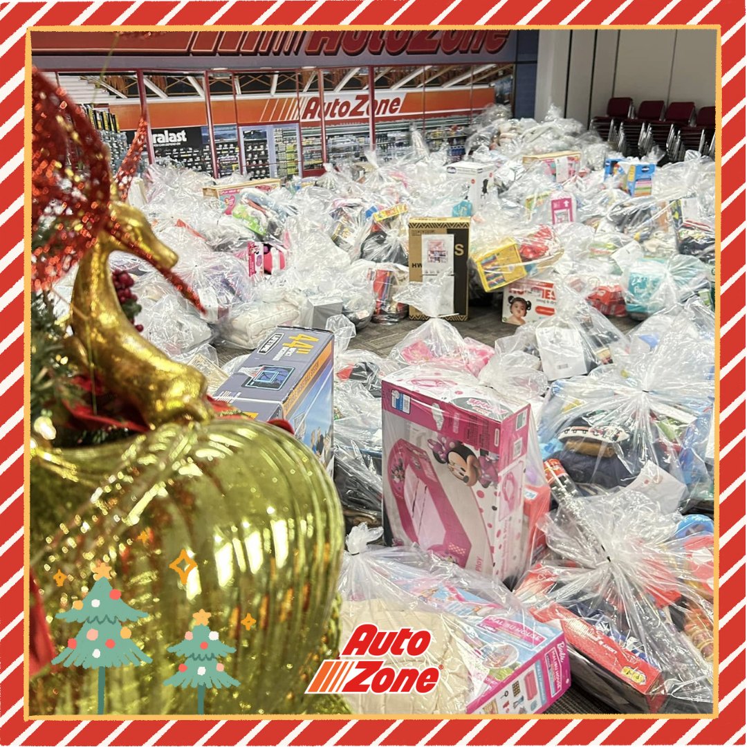 AutoZoneCareers's tweet photo. It's that special time of year again! We partnered with the Salvation Army for our annual Angel Tree event. Together with our incredible AutoZoners, we were able to provide gifts to children in need within the Midsouth. 🎄 🎁 #AutoZoneCares #AngelTree #HolidayGiving https://t.co/bUmxgOdSKI