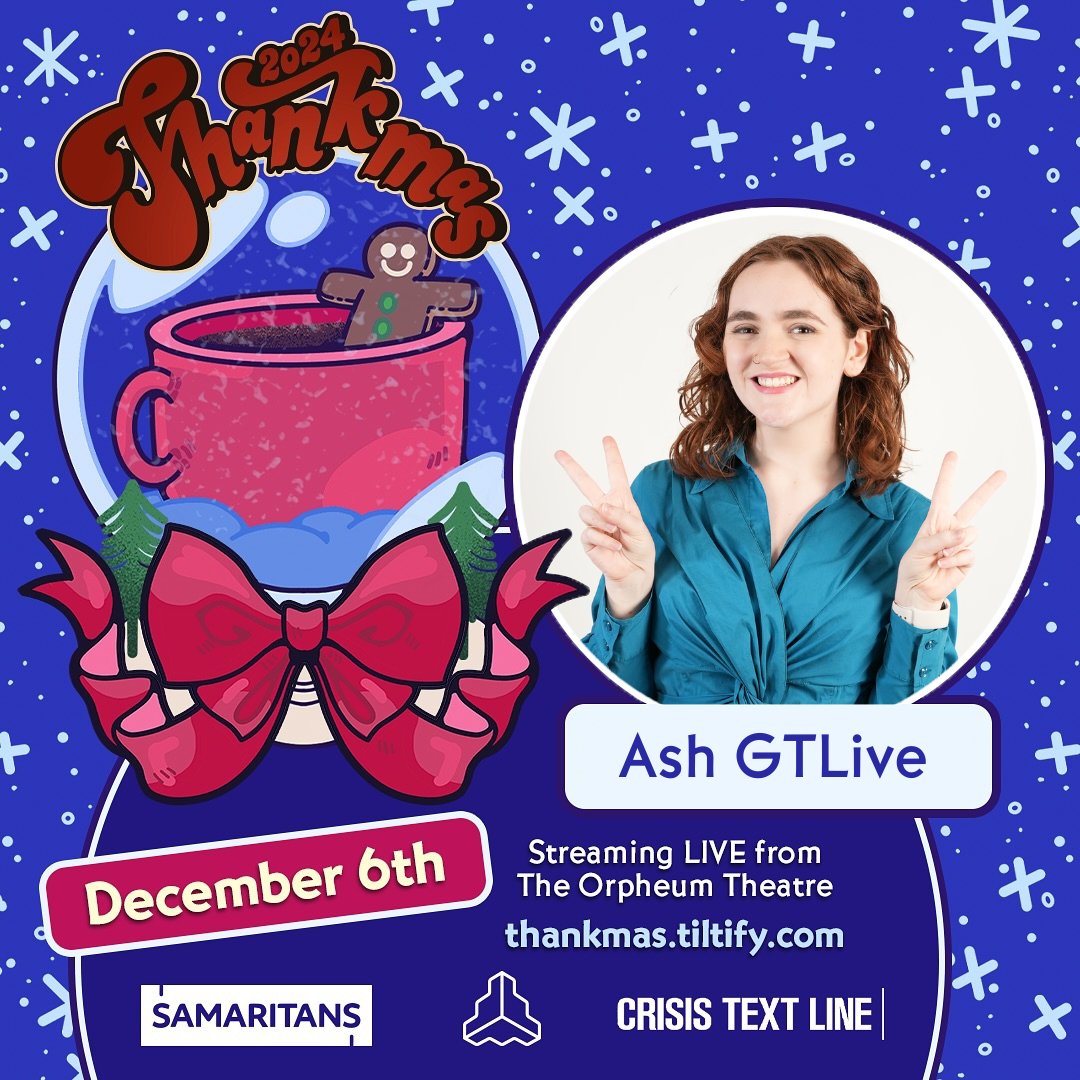 TeamTheorist's tweet image. It's that time of year, Theorists 🥳🎄! Ash and Amy will be appearing on this years Thankmas alongside JackSepticEye, Pokimane, The Try Guys, and more awesome creators!
Click here to donate>> thankmas.tiltify.com
Click here to watch LIVE @ 3pm EST>> youtube.com/live/T4fuD1ZUU…