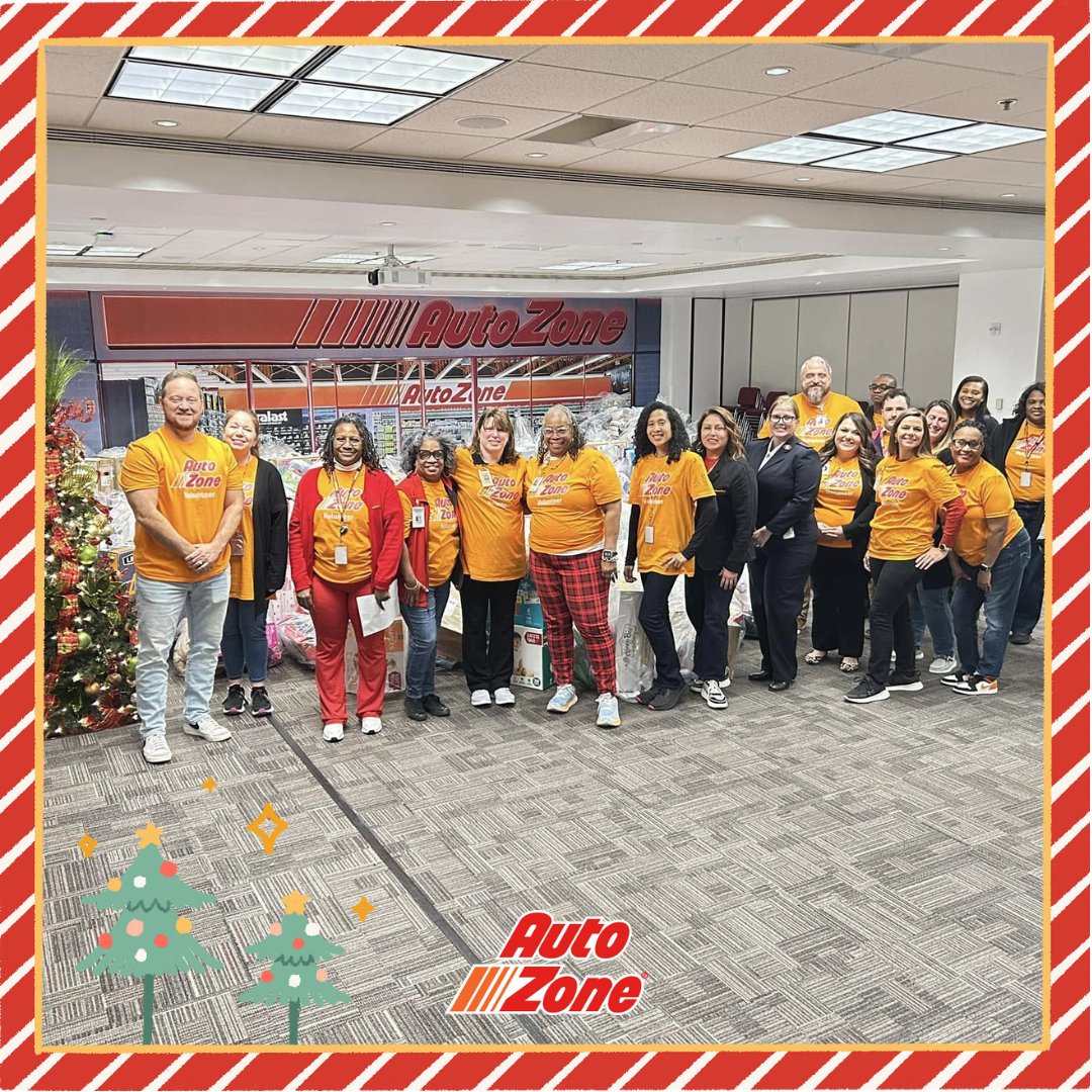AutoZoneCareers's tweet photo. It's that special time of year again! We partnered with the Salvation Army for our annual Angel Tree event. Together with our incredible AutoZoners, we were able to provide gifts to children in need within the Midsouth. 🎄 🎁 #AutoZoneCares #AngelTree #HolidayGiving https://t.co/bUmxgOdSKI