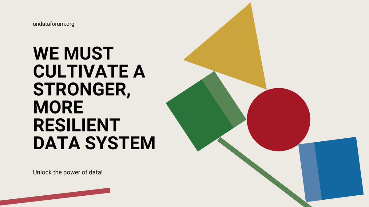 The #2030Agenda needs robust data systems. Let's invest in sustainable and resilient data ecosystems. 💡💾 #UNDataForum ➡️ buff.ly/3Zll9Zi