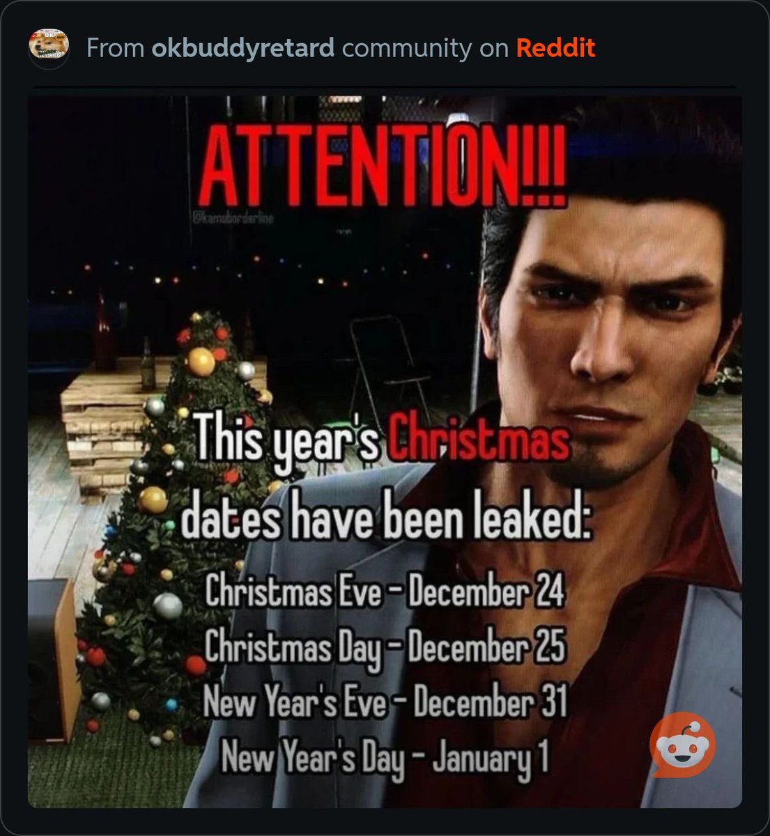 GetsixOfficial's tweet photo. we got christmas date leaks before GTA 11 https://t.co/BtT3MFPMa2