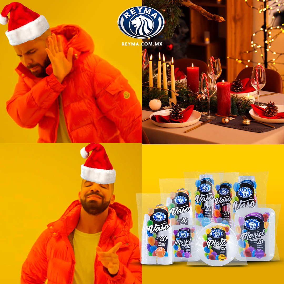 gruporeyma's tweet photo. ¡No hay mejor Navidad si no es con los productos Reyma! Prepárate para tus reuniones con los mejores productos. 🥳🌲 #Reyma https://t.co/4nIRHO09w7