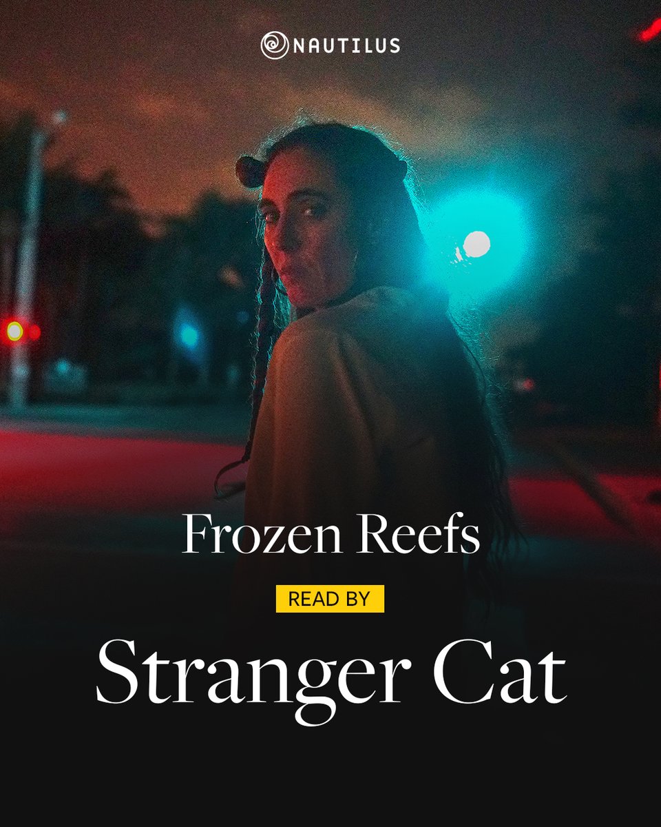 NautilusMag's tweet photo. Can cryogenically freezing coral stop time long enough to save them?

Watch musician, producer, and coral reef activist @Stranger_Cat_ explore how scientists are refining ways to preserve reefs as she reads "Frozen Reefs" by journalist @DavidsonHiers.

Spotify: https://t.co/A7yl6Hfe4Q
YouTube: https://t.co/y1MYLdkP3t