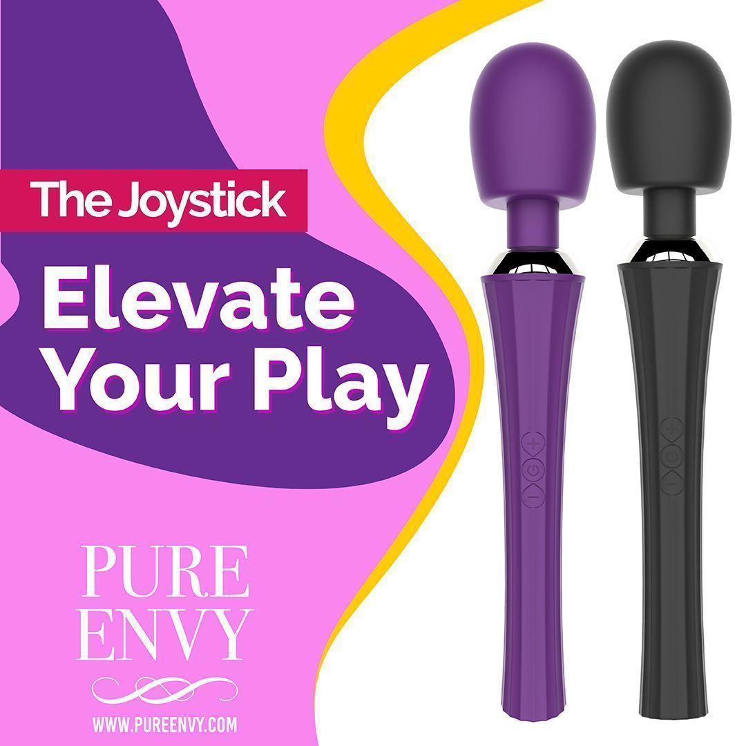 Elevate your play! With the Pure Envy Joystick! #love #relationships #marriage #couples #women #men #pureenvy #joystick #wandmassage