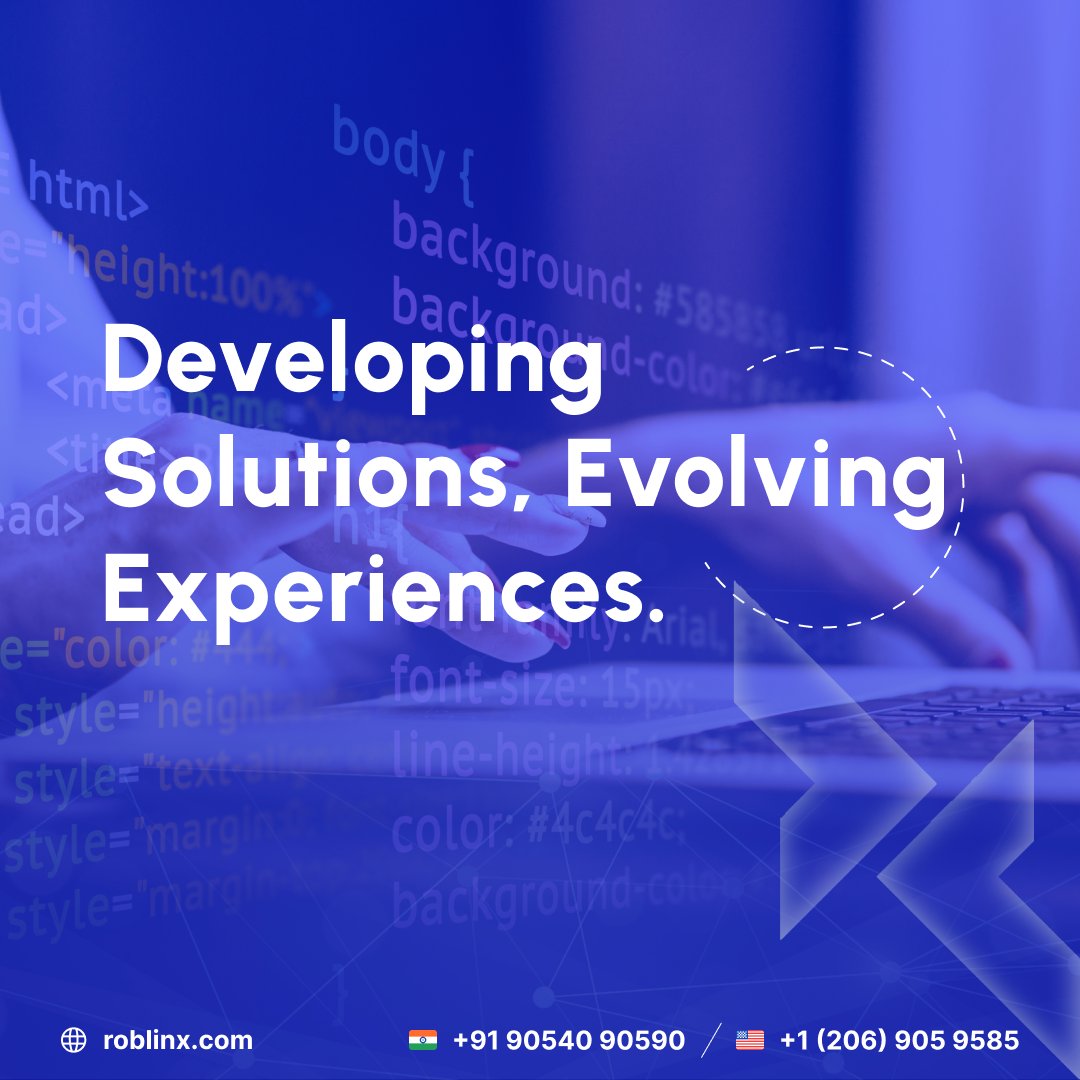 roblinxinfotech's tweet photo. 🌟 Developing Solutions, Evolving Experiences. 🌟
At Roblinx, we transform ideas into reality by crafting innovative solutions that redefine user experiences. From seamless designs to scalable systems, we're here to empower your digital journey! 🚀
#technology #web #roblinx https://t.co/ULB7FhYByh
