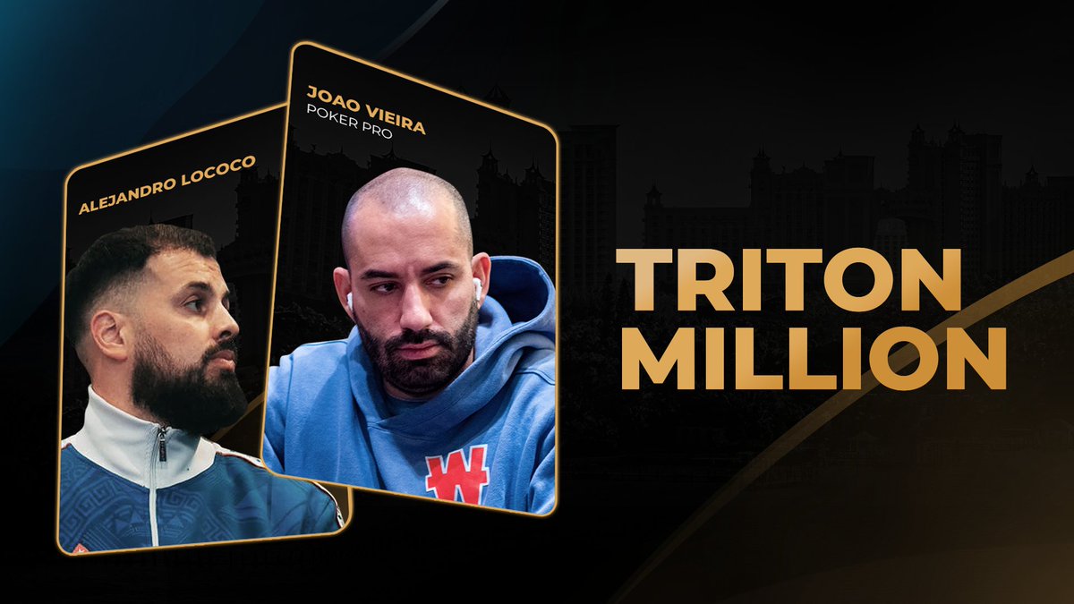 Triton Poker (@tritonpoker) on Twitter photo Alejandro "Papo MC" Lococo, the ultimate poker storyteller, links up with <a href="/Naza114_oficial/">João Vieira</a>, Portugal’s pride in high-stakes poker. This pairing promises passion, precision, and unforgettable moments. Alejandro "Papo MC" Lococo, the ultimate poker storyteller, links up with <a href="/Naza114_oficial/">João Vieira</a>, Portugal’s pride in high-stakes poker. This pairing promises passion, precision, and unforgettable moments.
