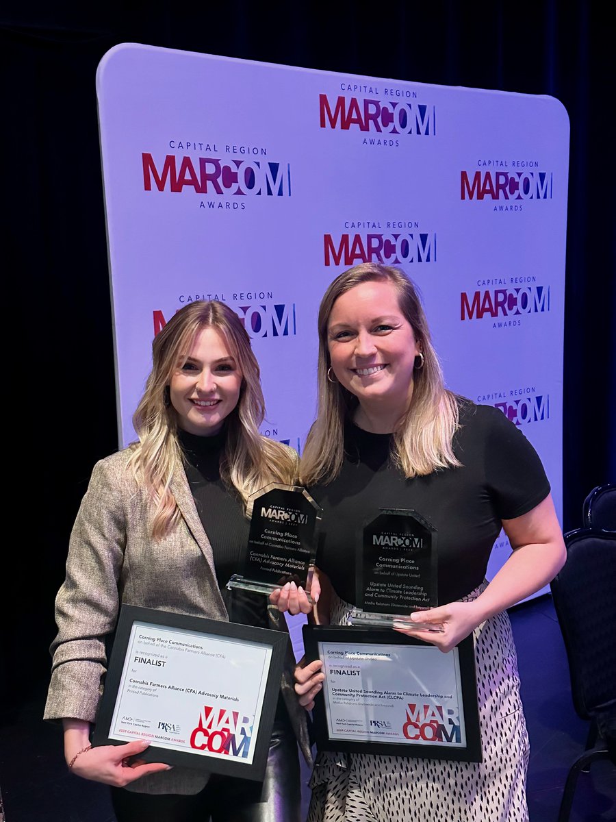 🌟Congratulations to Bridgette Alesci and Sam Torrey for being recognized as winners at the 2024 Capital Region MARCOM Awards! We are so proud and fortunate to have both of you on the CPC team!🌟