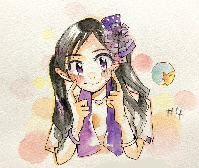 今日が瀬田さくらさん卒業ライブ、100日間綴たイラスト一斉投稿でした。おやすみなさい 