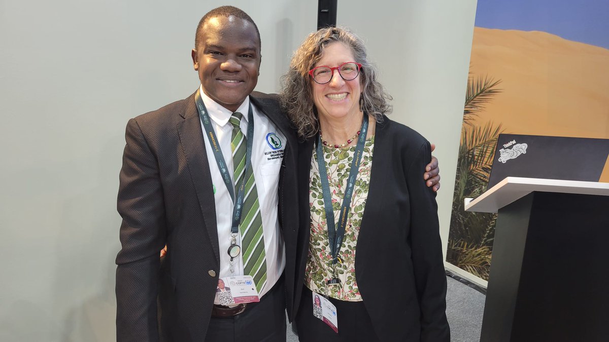 Dr_JibCares's tweet photo. At @Cop16Riyadh 
Attending the session on land restoration organized by @Decade2Restore in @UNEP Pavilion

With little Kiara, we agreed to celebrate 10% recovery in the lost ecosystem by 2030

I interacted with Natalia Alekseeva our coordinator &amp; Bethanie Walder of @SERestoration https://t.co/RVlZfy3btJ