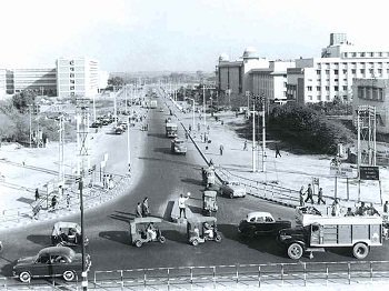 1950s :: Traffic at ITO , Delhi