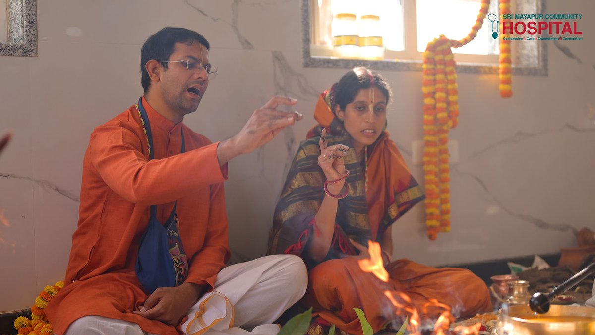 MayapurHospital's tweet photo. Vaastu Yajna at Sri Mayapur Community Hospital (New Extension) on 5th December 2024 https://t.co/Mn0FAcu9nm