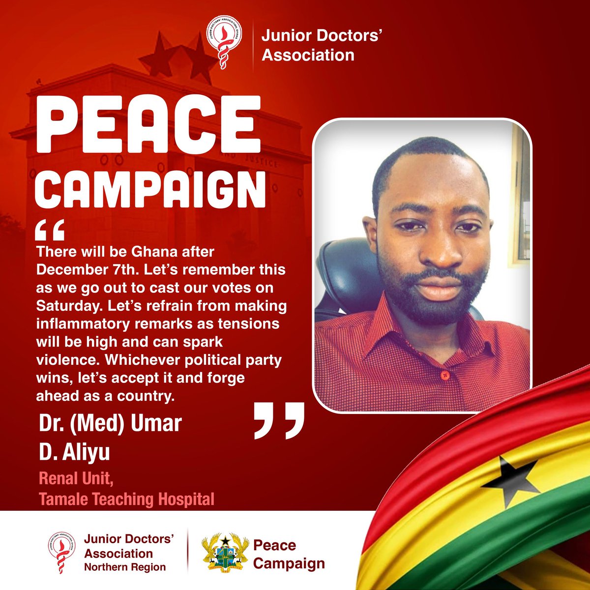 In everything, we should choose peace. War can never be an option.
#JDA4peace