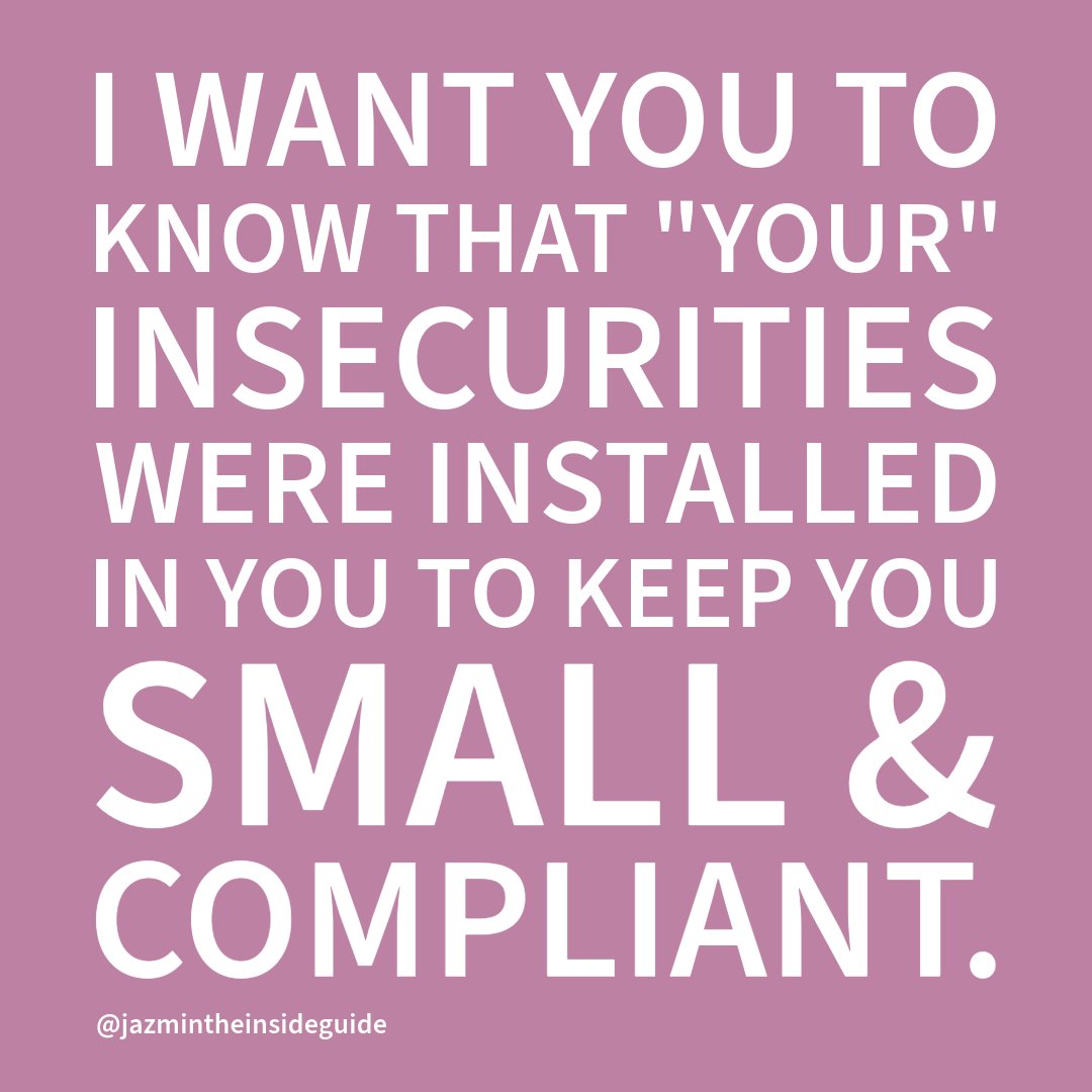 What's yours and what's the cultural conditioning?