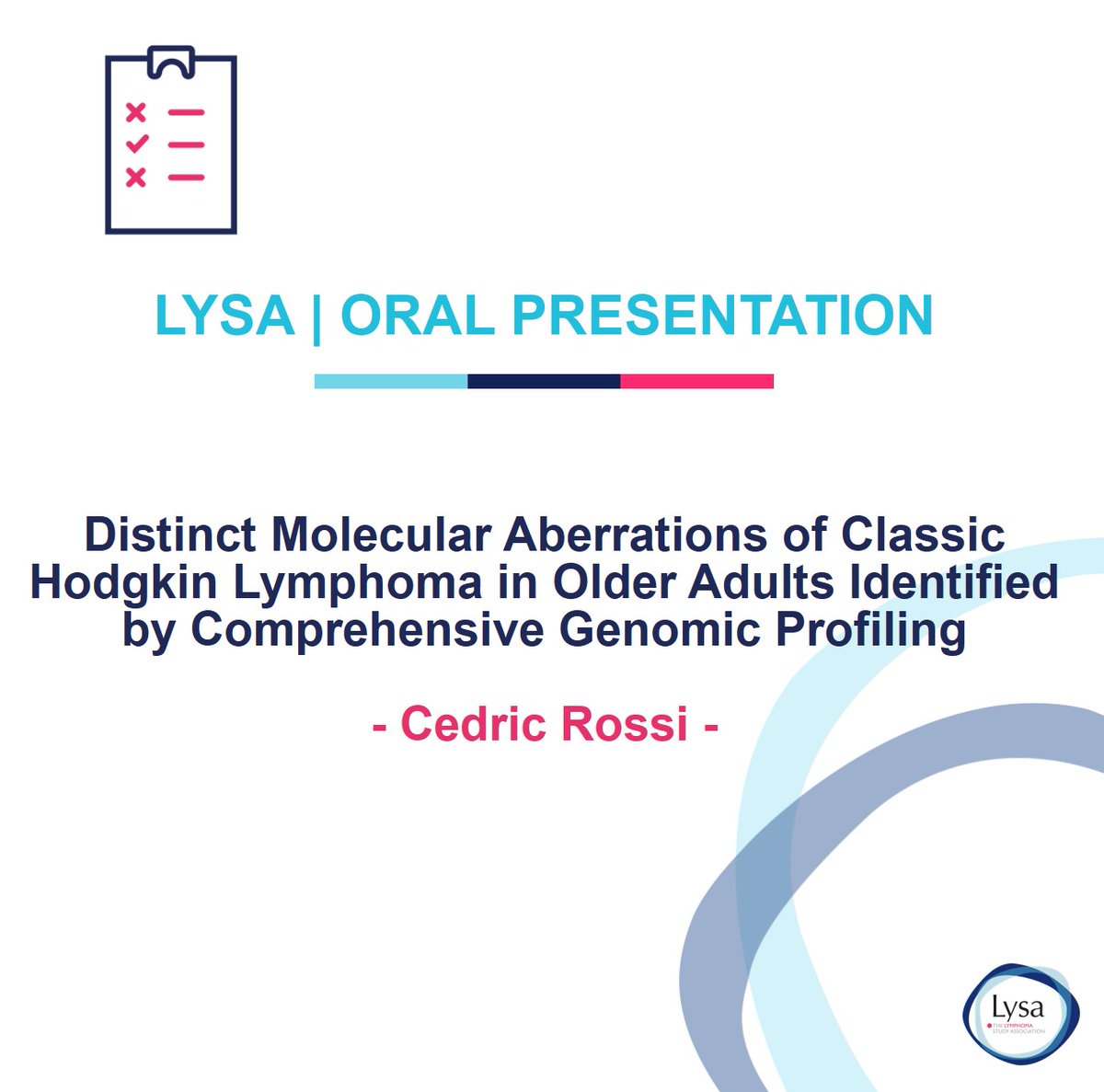 [LYSA - ASH 24]

📢 Presentation by Cedric Rossi at <a href="/ASH_hematology/">ASH</a>

Find other LYSA presentations here: urlr.me/x5ABjz

Stay tuned!

#ASH24 #lymphoma #study #congress