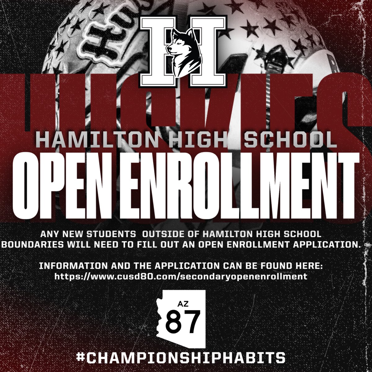 CoachDixonDBs's tweet photo. All future Huskies. Hamilton Huskies have officially opened the open enrollment process.
#Destinationschool #Championshiphabits #Husky4life https://t.co/QfMA14eJFC