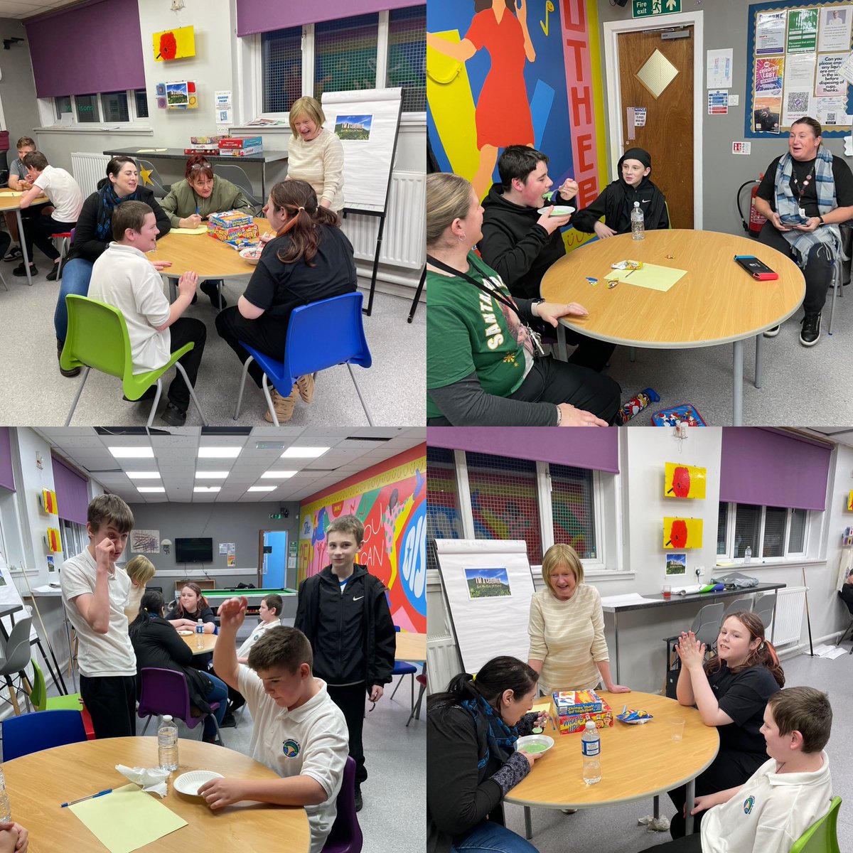 PatriciaMcGlin2's tweet image. Another fab night @WeAspireNLC Youth Club with more young people joining us. We had fun doing I’m a Celebrity trials. Thanks to @NLCYouthwork again for organizing. @NLFamilyLearn @nlcinclusion