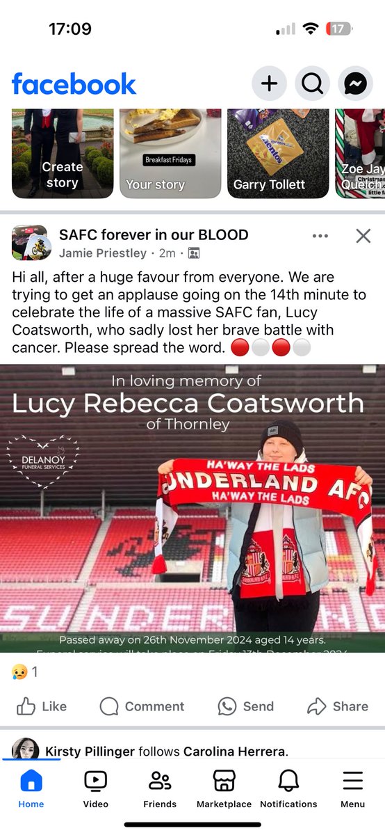 JadeReid90's tweet photo. #safc #sunderland ❤️🤍❤️🤍 https://t.co/3tIb6SJUup